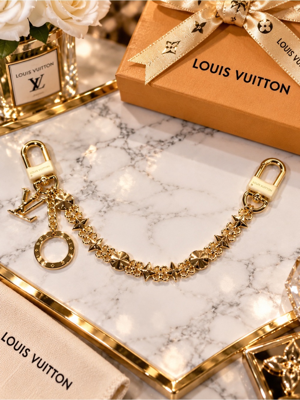 GOLD BAG CHARM